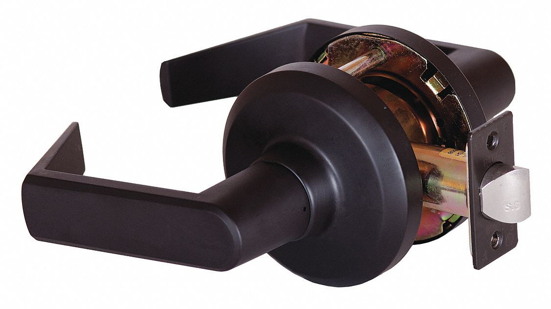 DORMAKABA, Passage Lever Locksets, Bronze, Door Lockset 45DE64