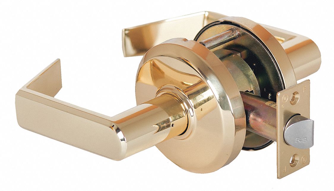 STANLEY Lever Lockset, Mechanical, Standard Duty, Lockset Is Keyless