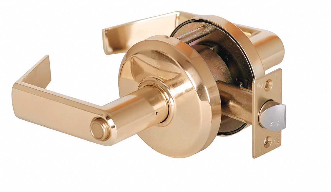 STANLEY Lever Lockset, Mechanical, Standard Duty, Lock is Keyless