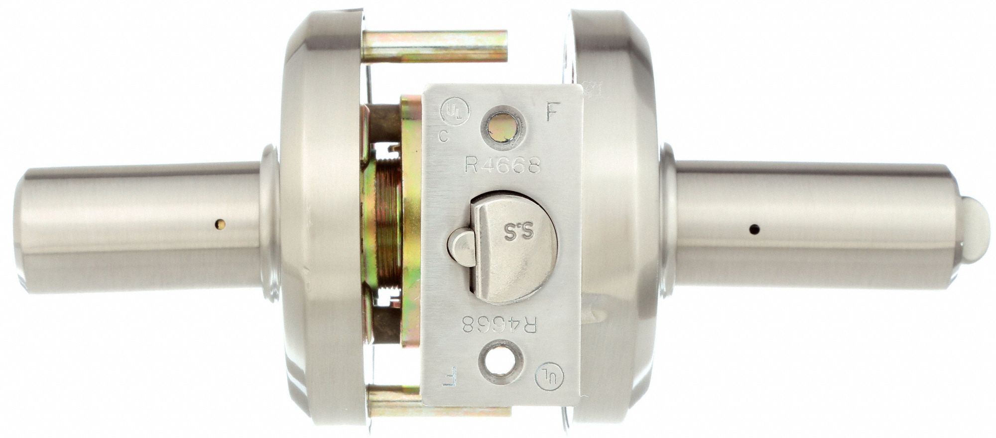 STANLEY Lever Lockset, Mechanical, Standard Duty, Different, Satin