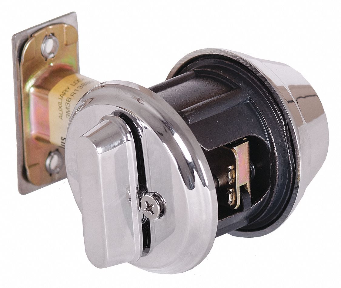 STANLEY, 1, Bright Chrome, Deadbolt 45DF65QDB180625S4DBSSCKD Grainger