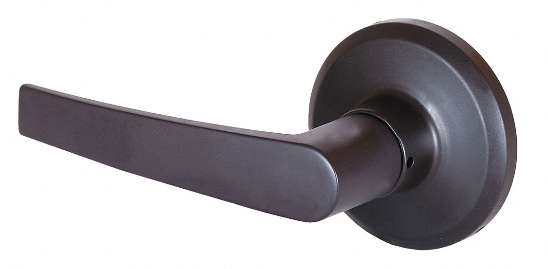 Door Lockset: Dummy Lever Locksets, Bronze, ADA Compliant