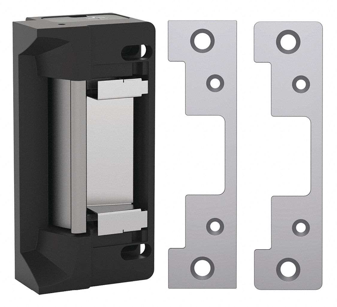 HES HeavyDuty Electric Strike with 1,500 lb Pull Force and Satin