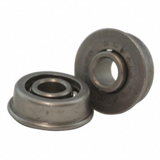 SCHATZ BEARING, AF1622, 1/4 in Bore, Unground Flanged Radial Ball Bearing 45DK27AF1622 Grainger