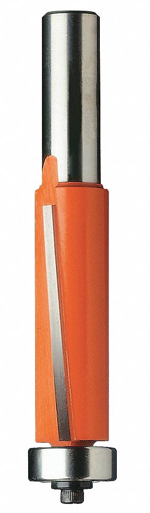 Flush Trim Profile Router Bit: Fractional Inch, Carbide Tipped, 3/4 in Cutter Dia., 2 Flutes