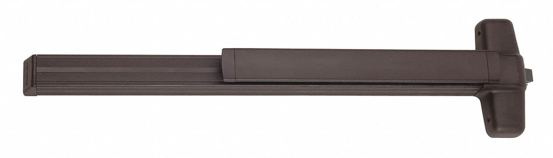 Exit Device: 3 ft Max Door Wd, Bronze