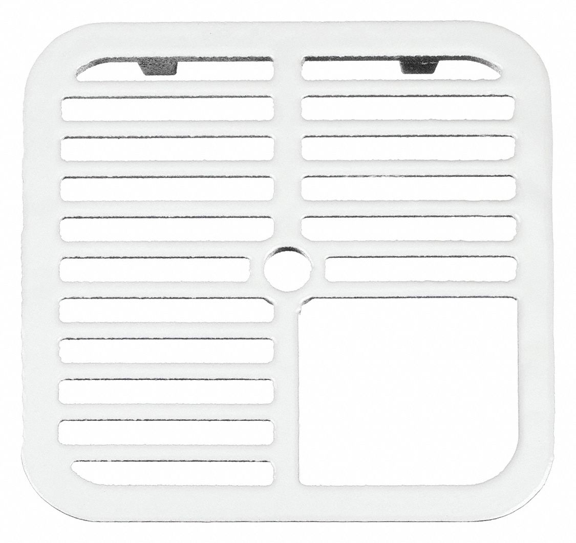 Grid: Cast Iron, 7 1/8 in Overall Wd, 1 1/4 in Overall Ht, Unfinished, Drop-In