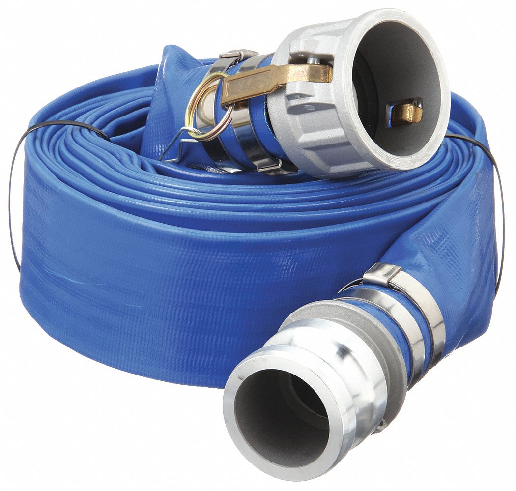 2 Industrial Discharge Hose Kit - 50'L, 150 PSI