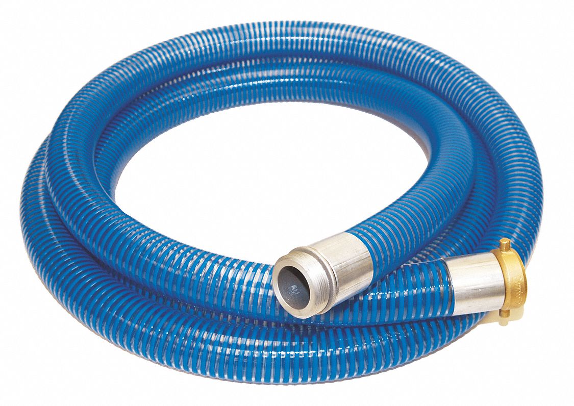 4 in Hose Inside Dia., 55 psi, Water Suction and Discharge Hose