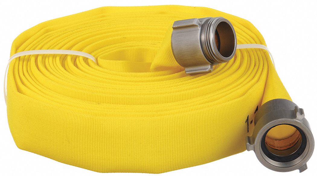Wildland Fire Hose, 1-1/2" ID x 100 ft