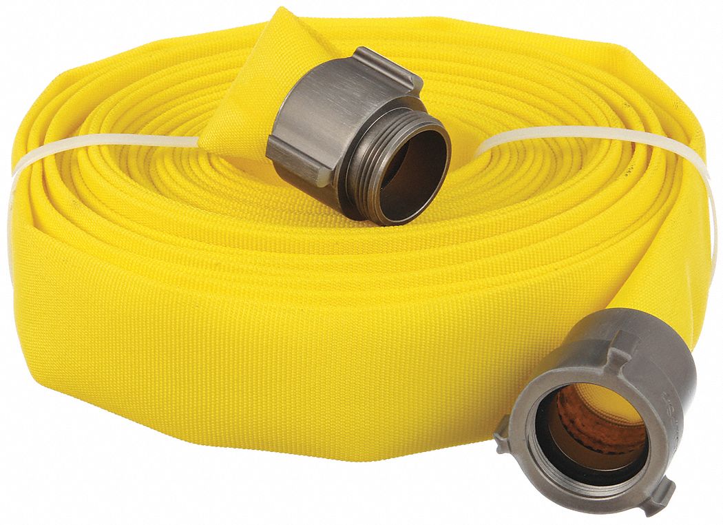 Single Jacket, 100 ft Hose Lg, Wildland Fire Hose - 45DV15|45DV15 ...