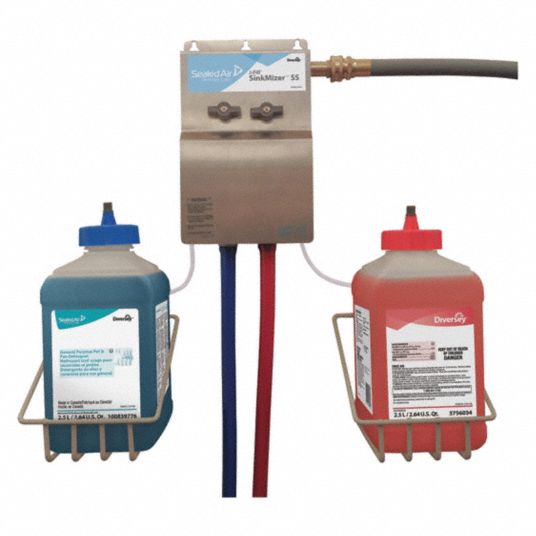 DIVERSEY Dilution Control Dispenser Wall Mount Dispenser, 2 Chemicals