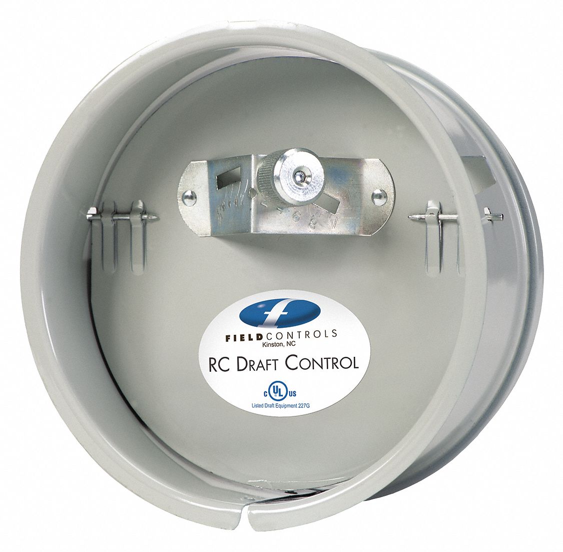 FIELD CONTROLS Barometric Draft Control 6 in to 8 in, Galvanized Steel