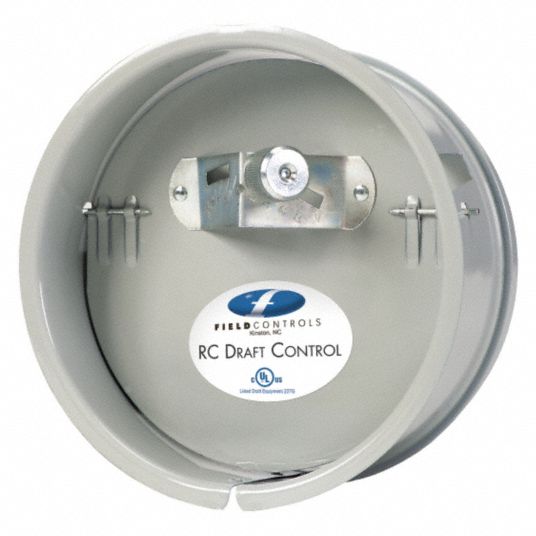 FIELD CONTROLS Barometric Draft Control 3 in to 5 in, Galvanized Steel