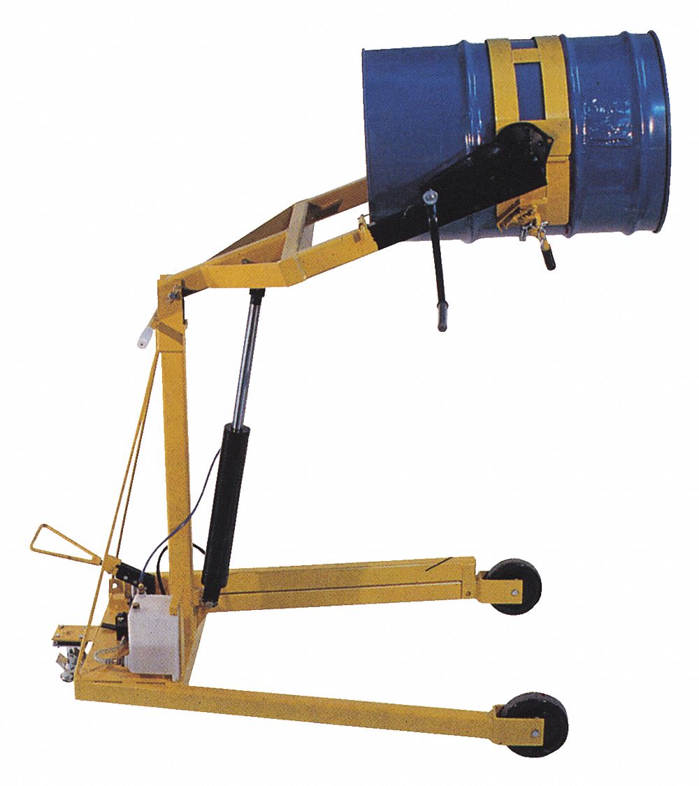 GRAINGER APPROVED Drum Carrier, Portable, 800 lb Load Capacity, 78 in