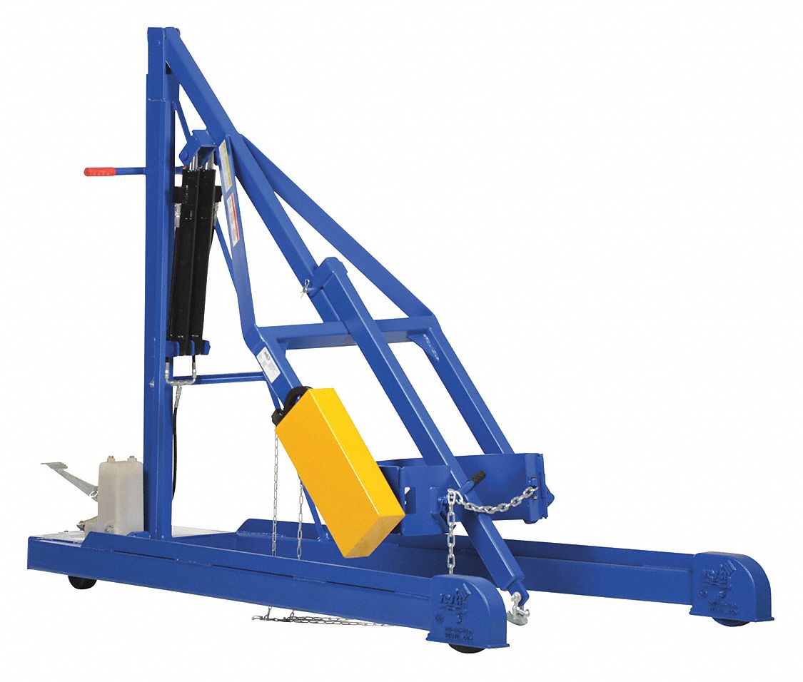 Drum Carrier,  49 in W,  Steel,  Blue