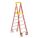 PODIUM STEPLADDER, 8 FT OVERALL H, FIBREGLASS, 300 LB MAX LOAD CAPACITY, 43 LB W