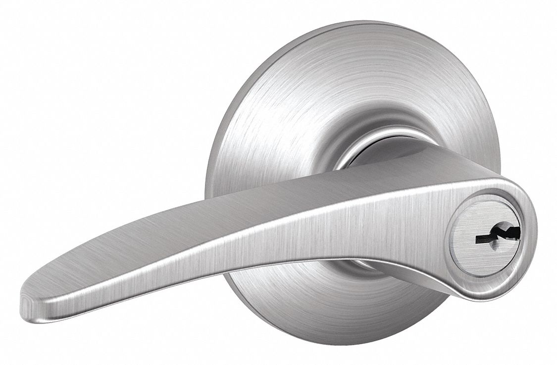 Door Lockset: Office Lever Locksets, Chrome
