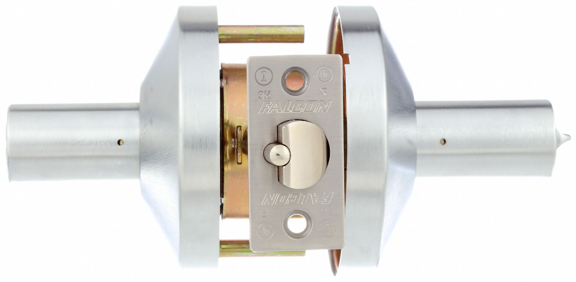 FALCON Door Lever Lockset, Mechanical, Light Duty, Satin Chrome