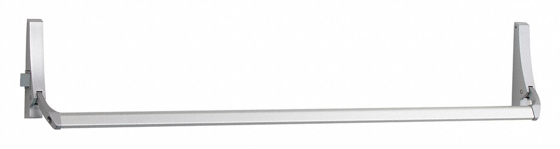 Exit Device: 44 in Max Door Wd, Bronze