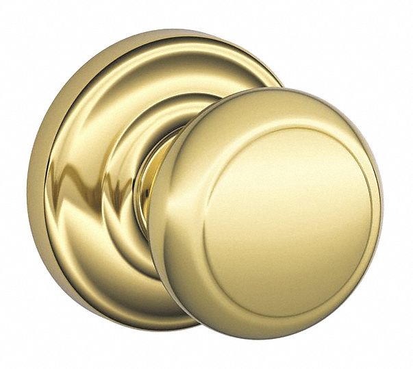 Door Lockset: Passage Knob Locksets, Brass