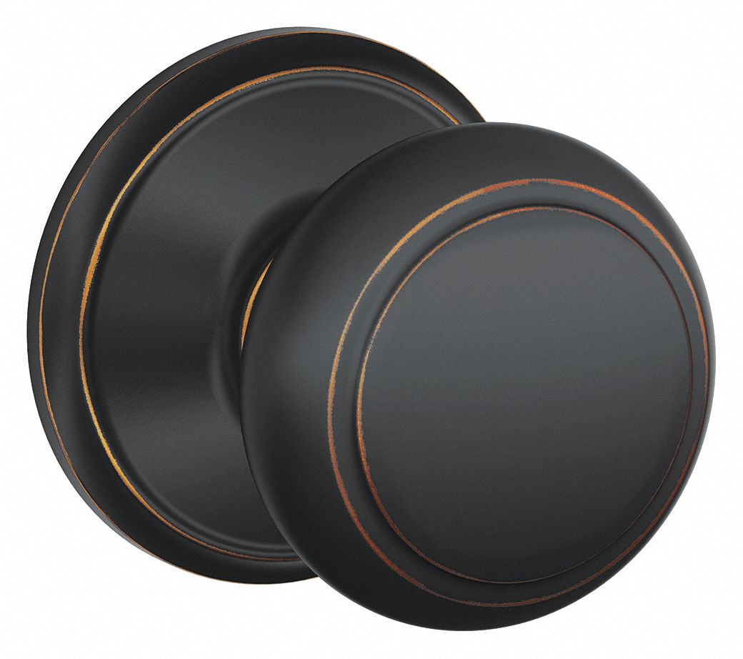 Door Lockset: Passage Knob Locksets, Bronze