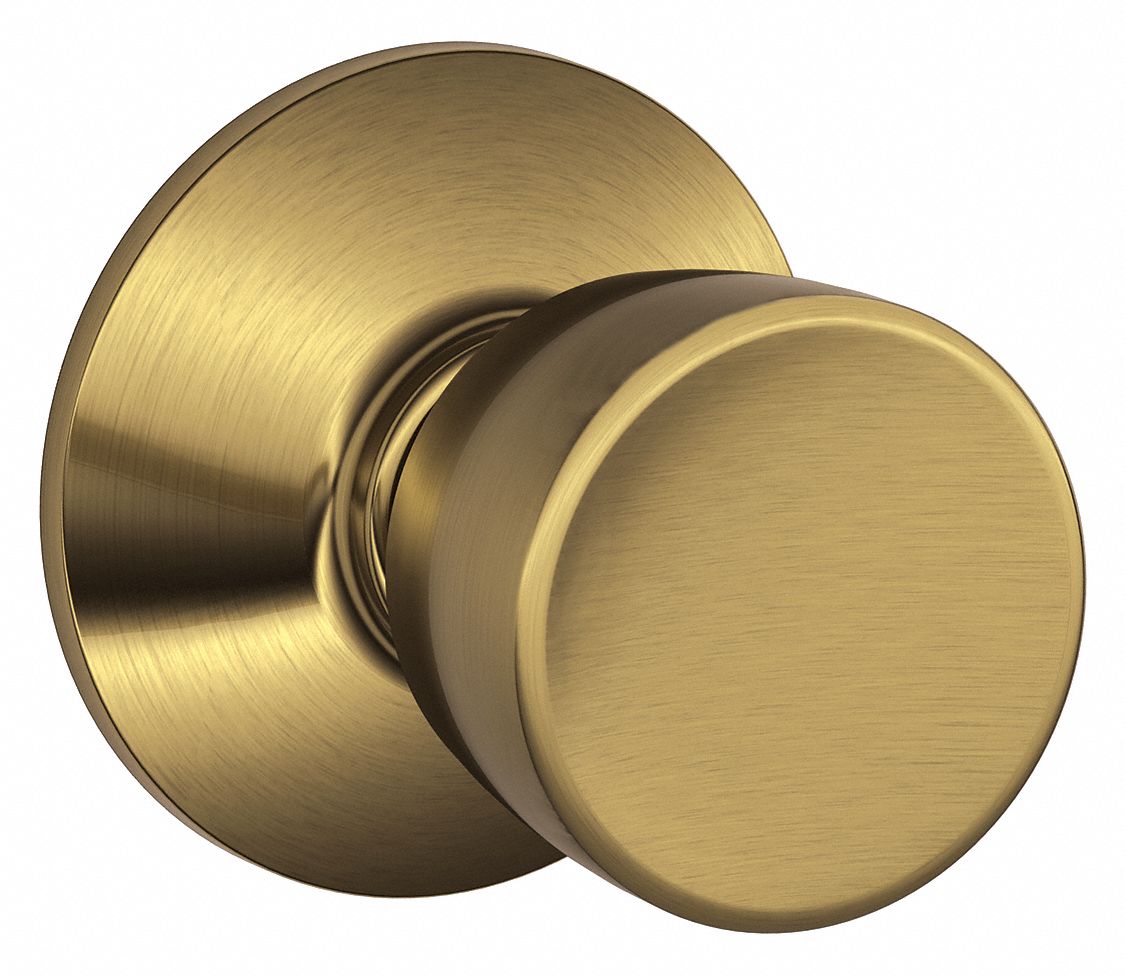 Door Lockset: Passage Knob Locksets, Brass