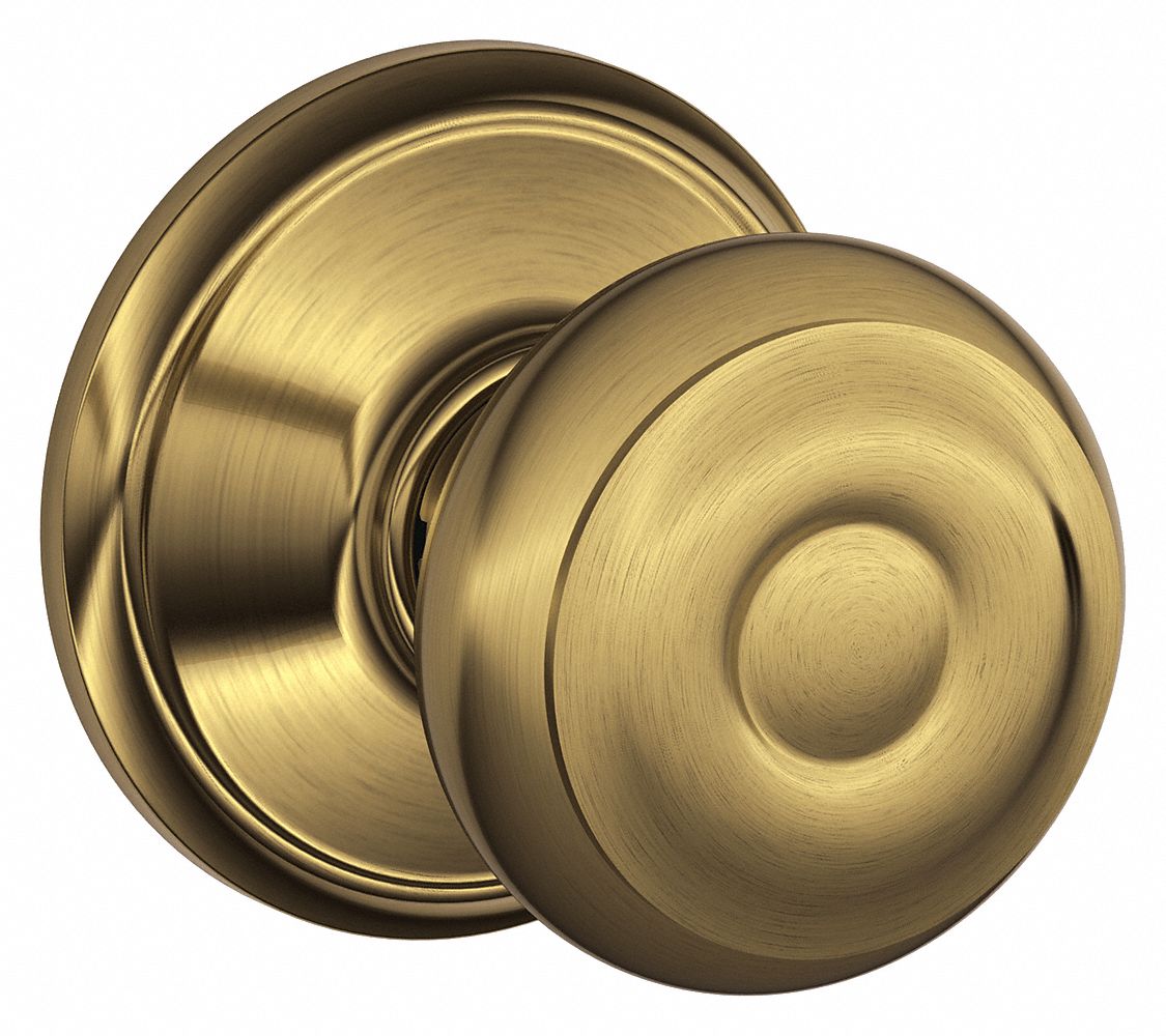 Door Lockset: Passage Knob Locksets, Brass