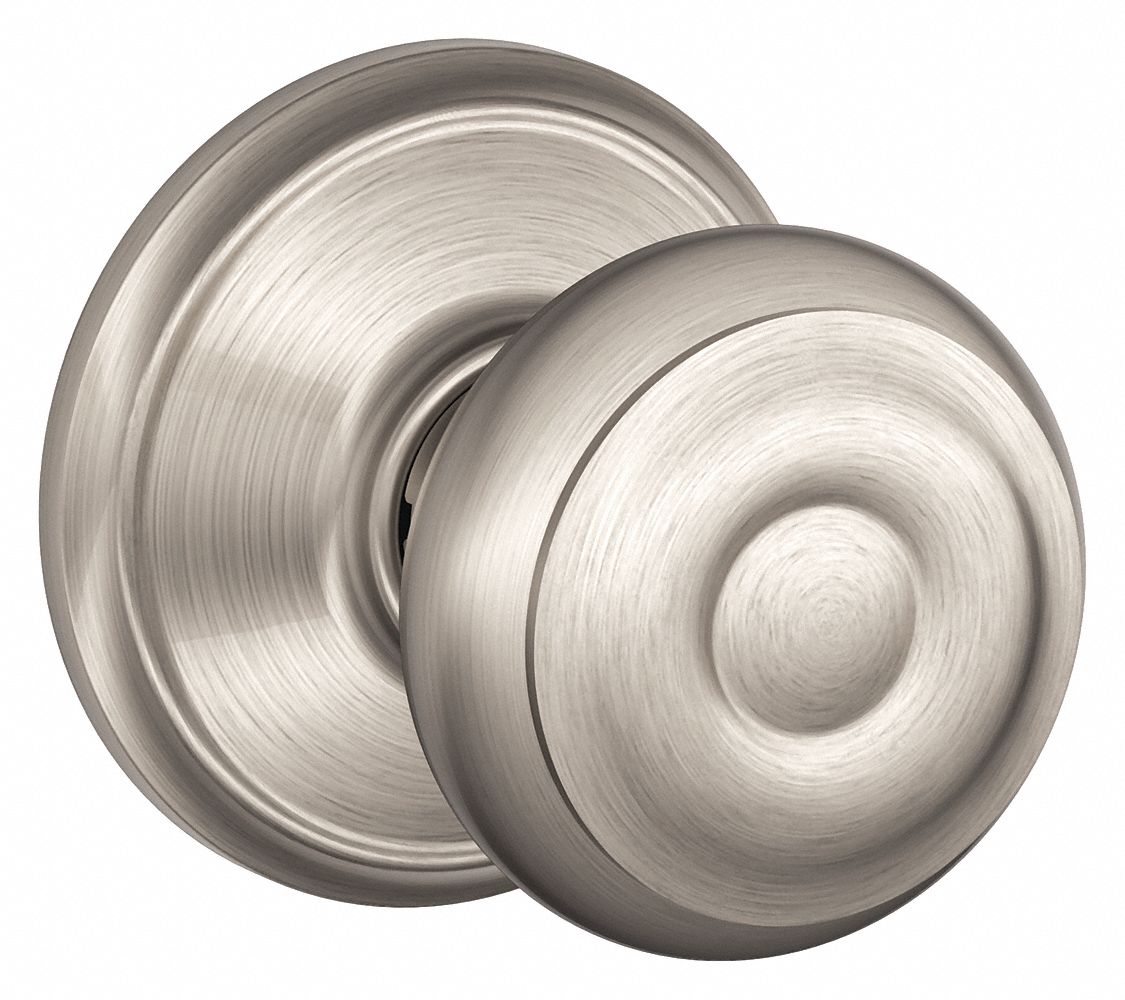 Door Lockset: Passage Knob Locksets, Nickel