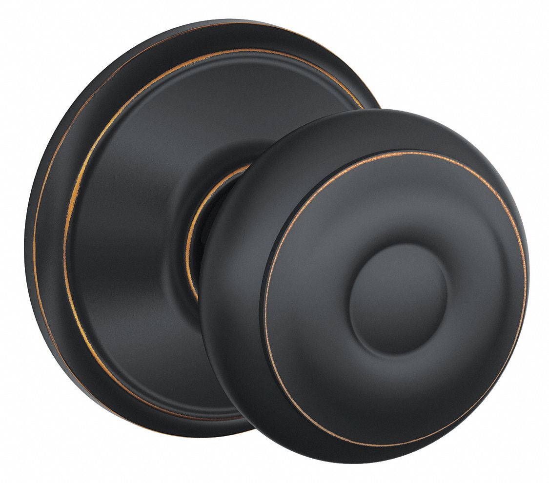 Door Lockset: Passage Knob Locksets, Bronze