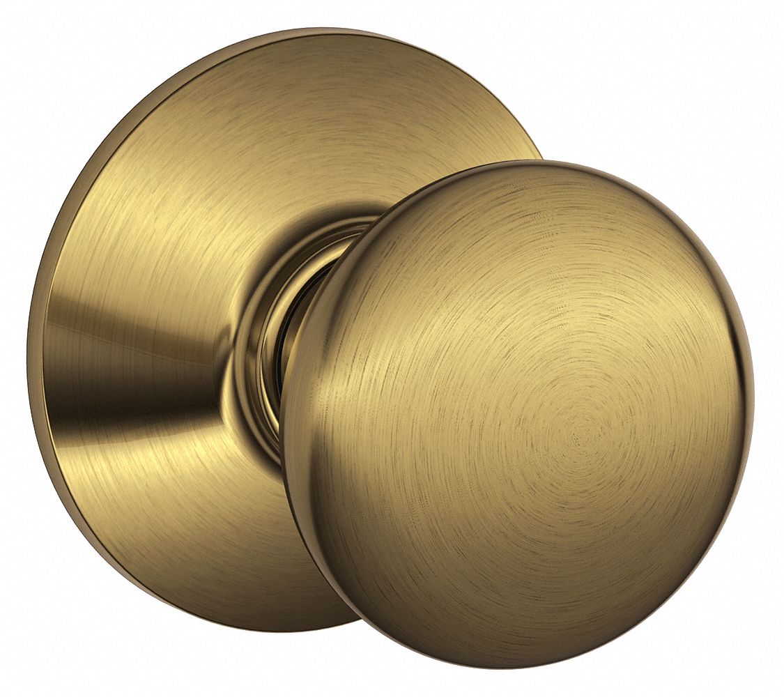 Door Lockset: Passage Knob Locksets, Brass