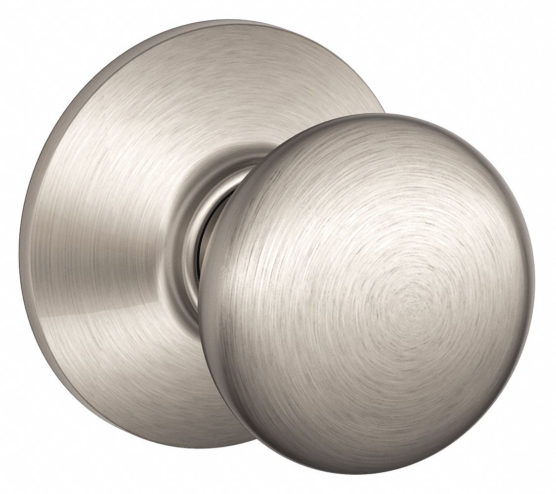 Door Lockset: Passage Knob Locksets, Nickel