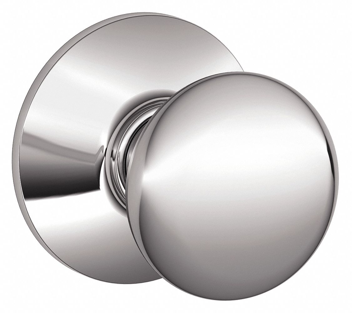 Door Lockset: Passage Knob Locksets, Chrome