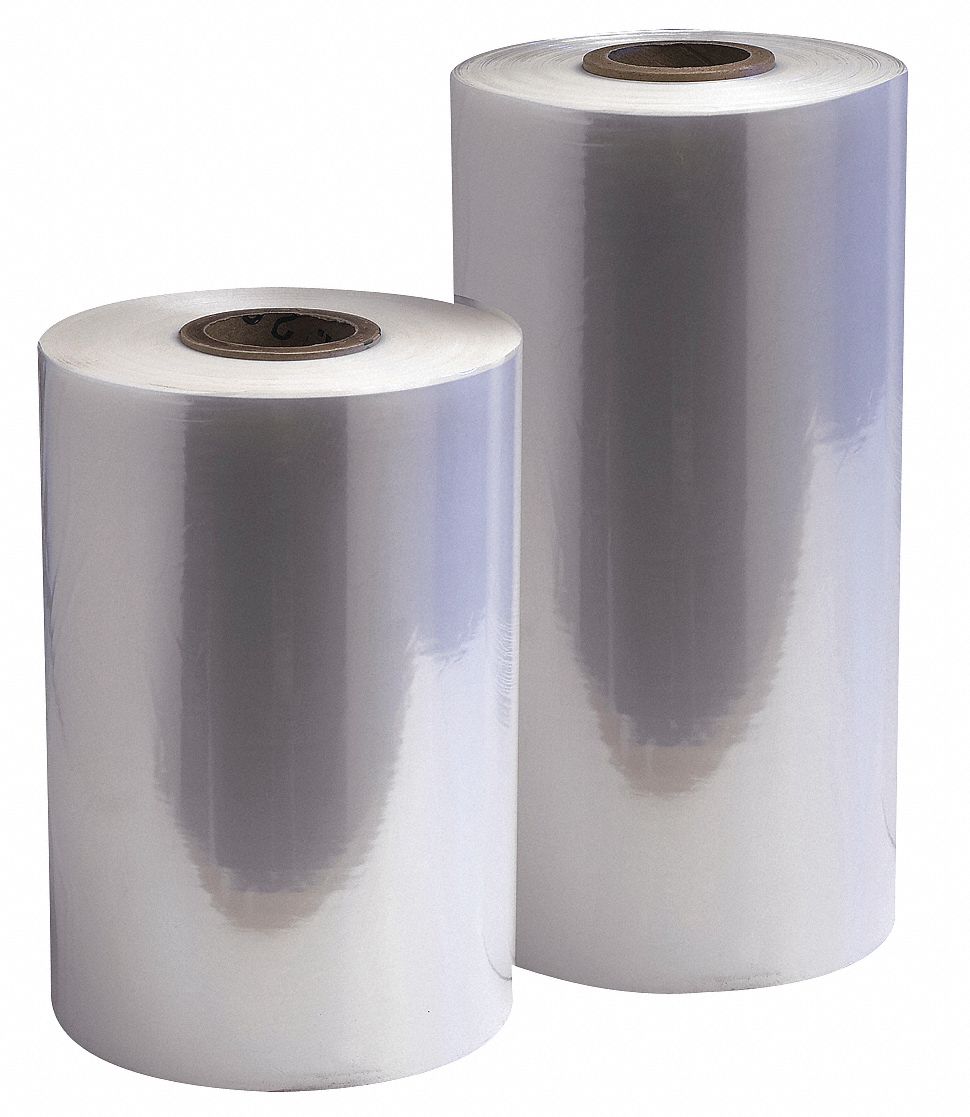 60 ga Thick, 18 in Roll Wd, Heat Activated Shrink Film - 45EJ51 ...