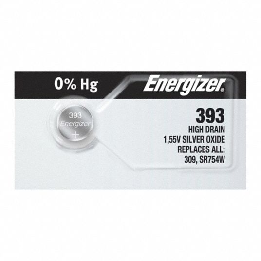 ENERGIZER 309 393 Battery Size Silver Oxide Button Cell Battery