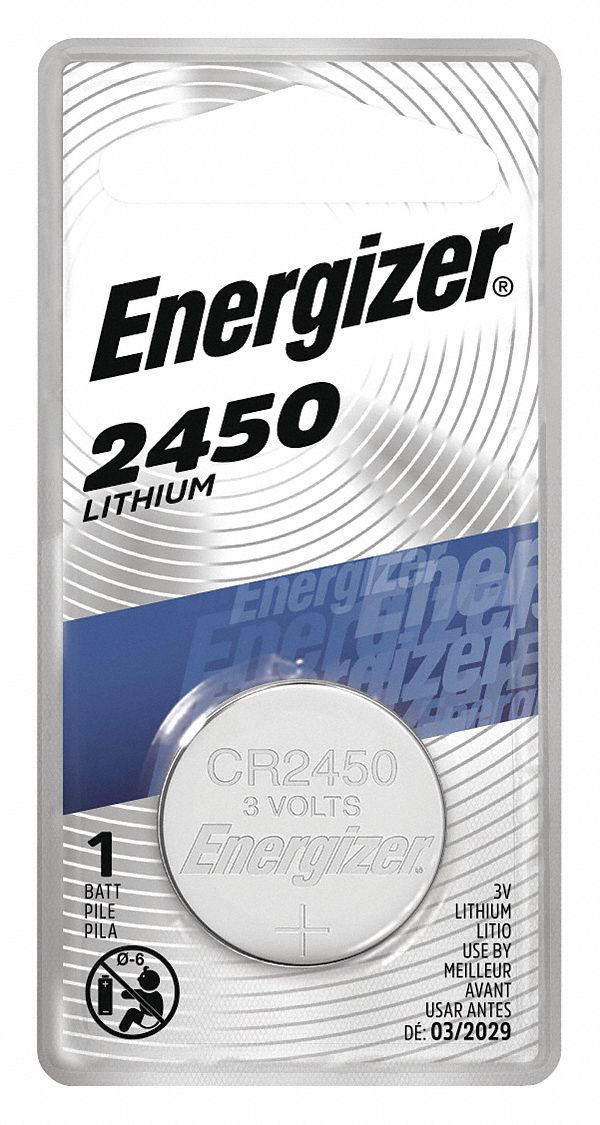 Energizer 2450 Lithium Coin Battery, 1 Pack ECR2450BP - The Home Depot