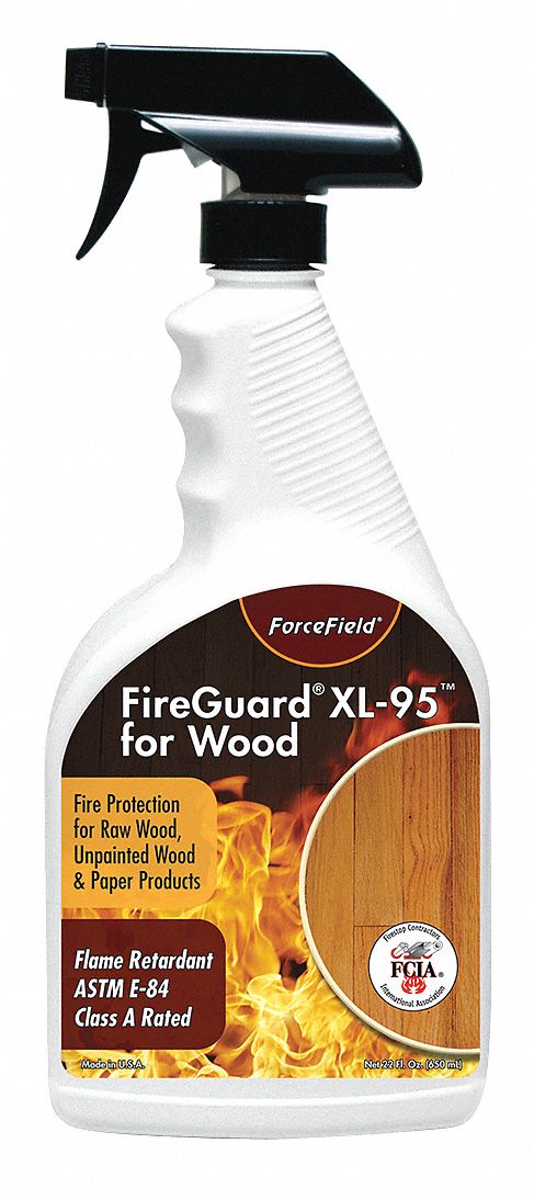 FIREGUARD Fire Retardant Spray: Fire Retardant, Fabric, Spray Bottle, 22 oz  Container Size, NFPA 701