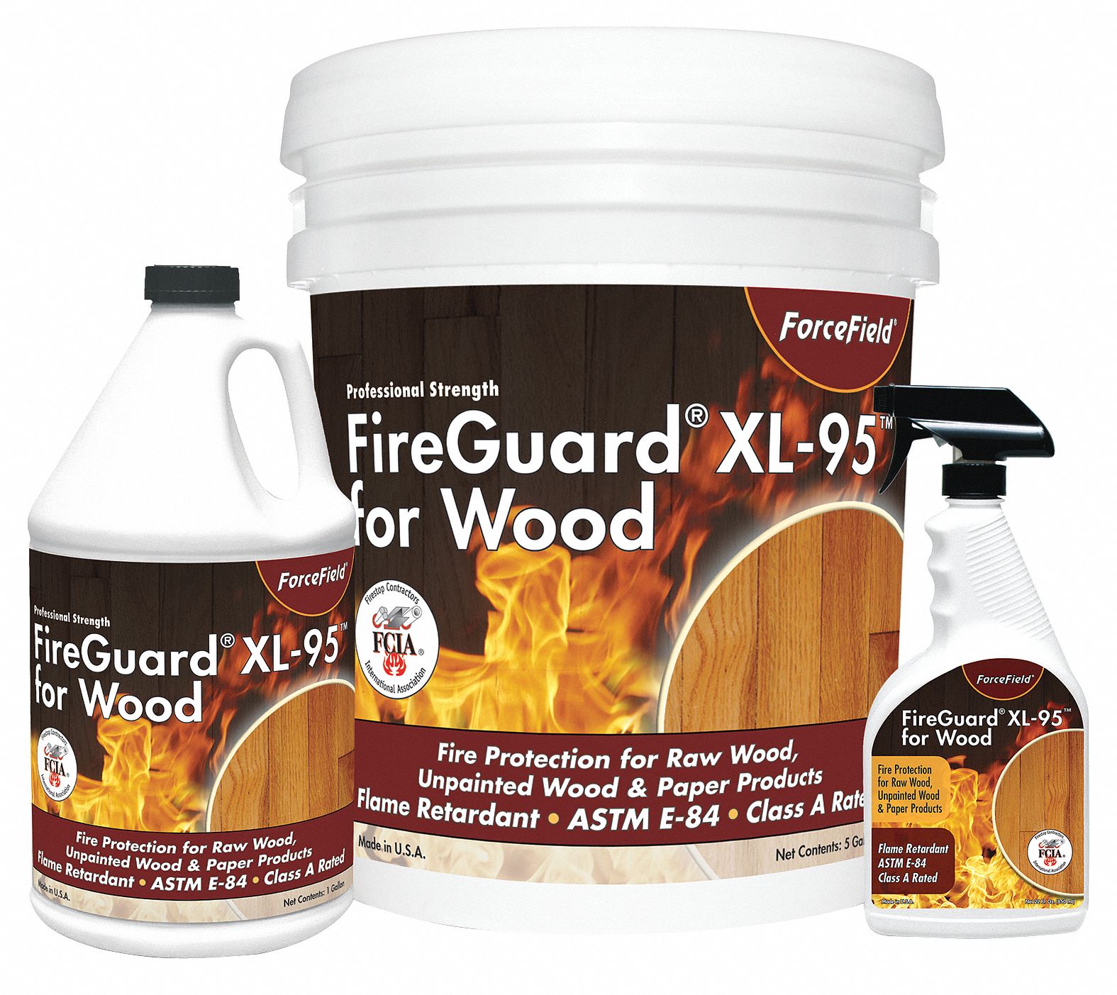 FIREGUARD Fire Retardant Wood Flame Retardant Coating 45EK81 F FG XL95 G55 Grainger