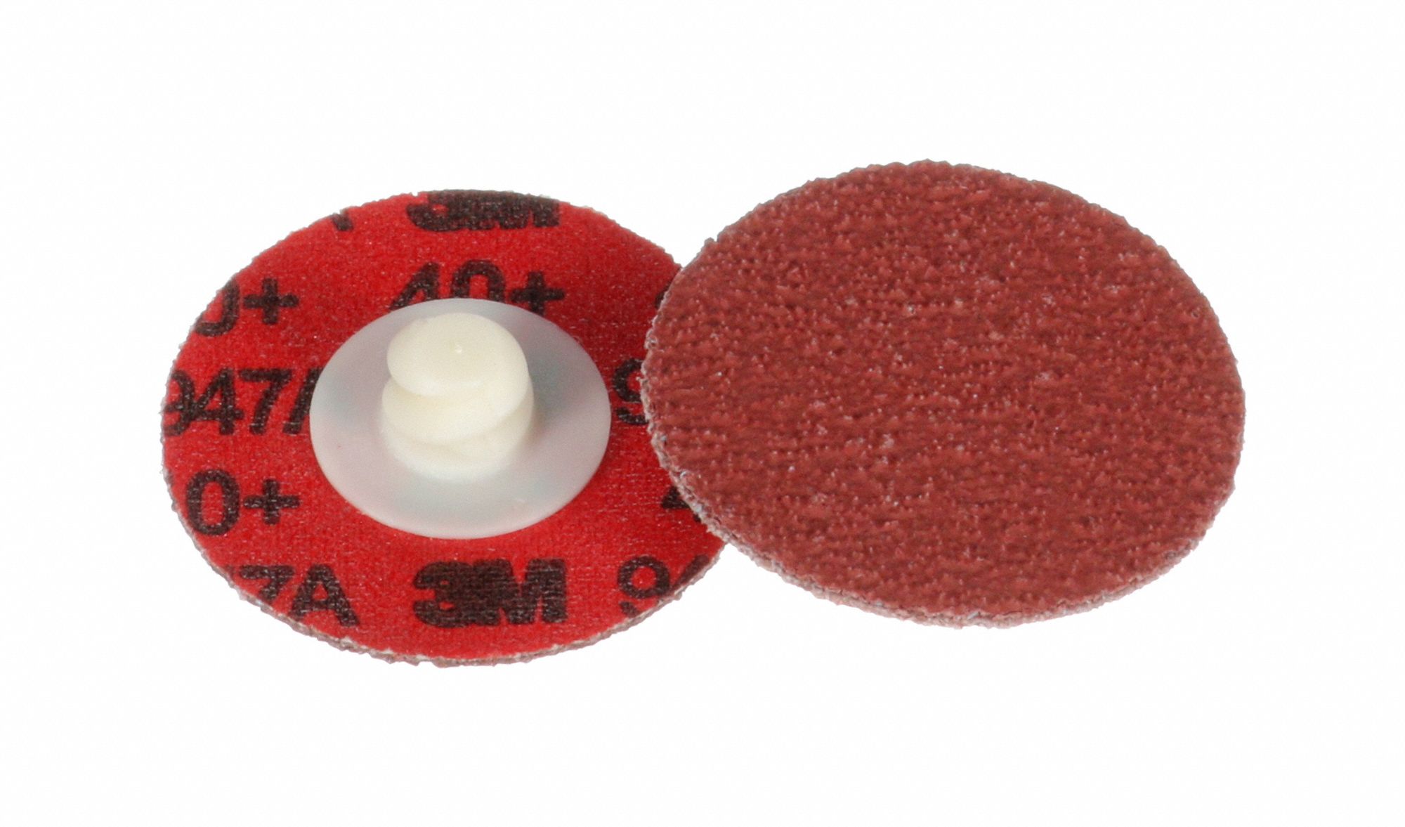 Quick-Change Sanding Disc: TR, 1-1/2", Ceramic, 40 Grit, X Wt Cotton/Polyester, 947A