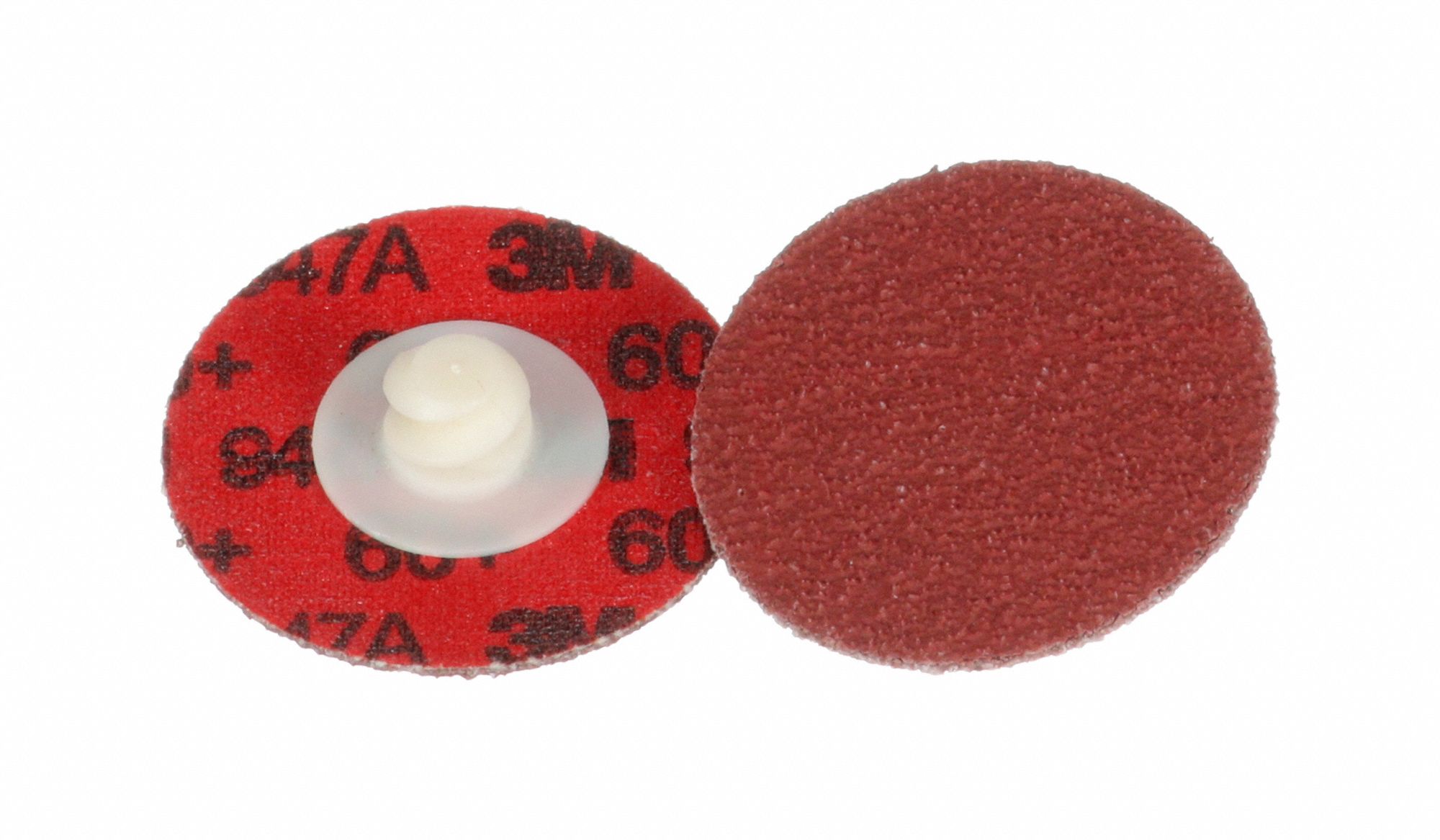 Quick-Change Sanding Disc: TR, 1-1/2", Ceramic, 60 Grit, X Wt Cotton/Polyester, 947A