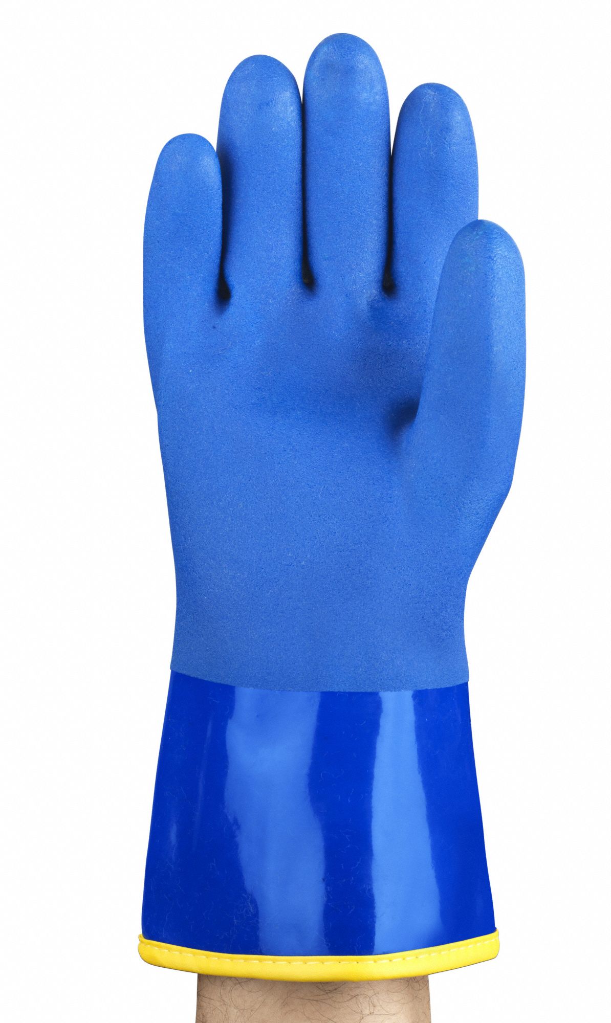 size LARGE NEW PVC Chemical Resistant Gloves x 12 pairs 