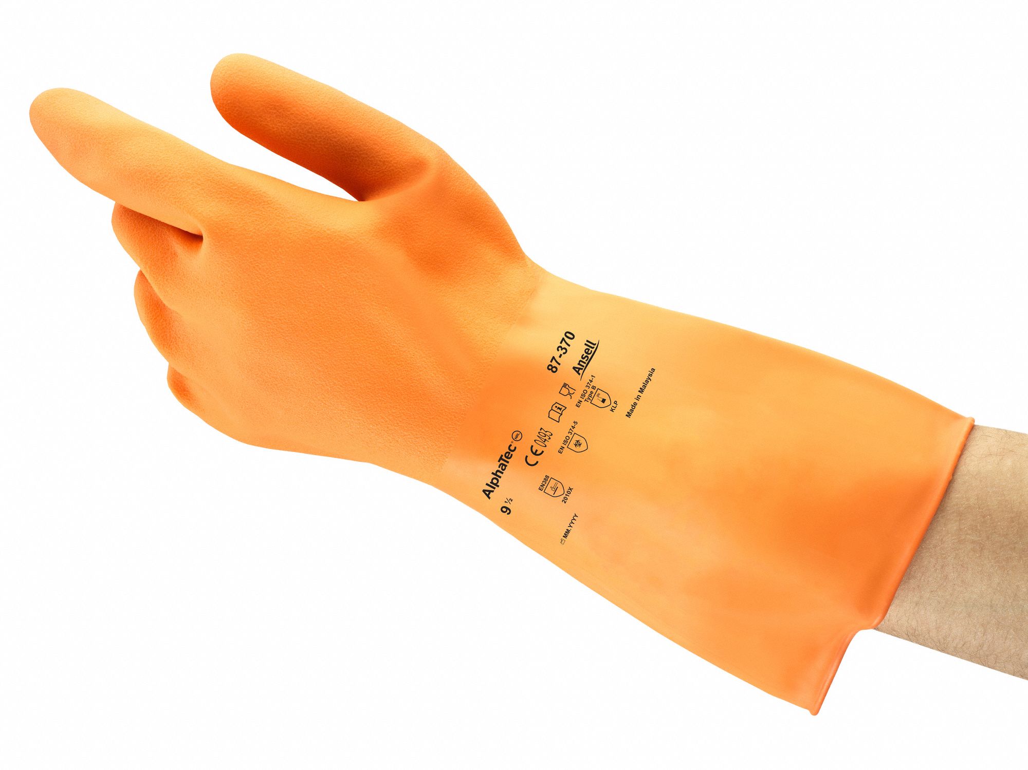 Gloves, Orange,