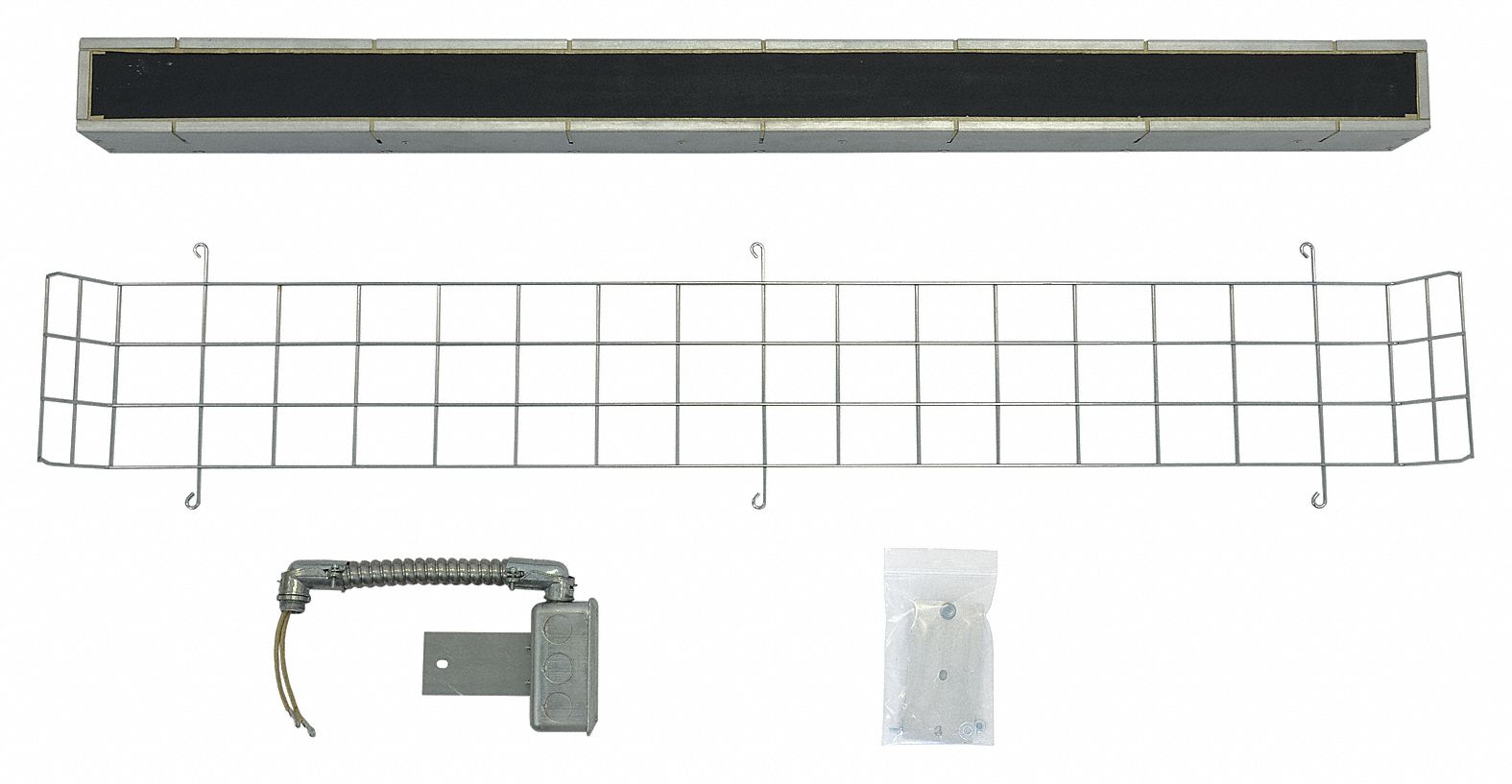 ELECTRIC INFRARED HEATER PANEL EMITTER, 3,150 WATT OUTPUT, 480V AC, 1 PHASE