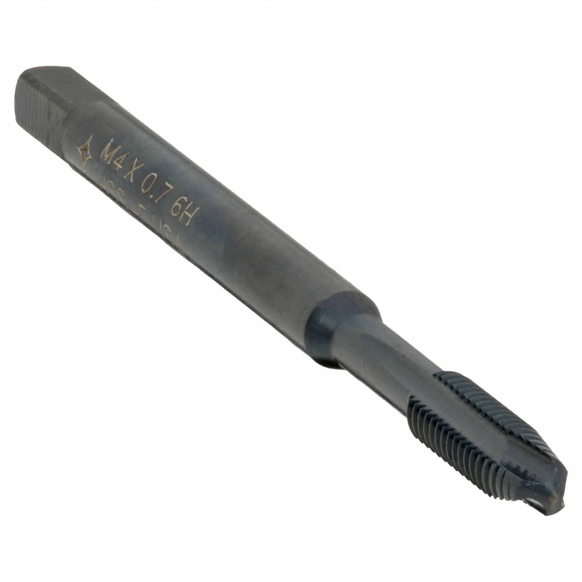 Spiral Point Tap: M4x0.7 Thread Size, 21.01 mm Thread Lg, 63.00 mm Overall Lg, Plug, 6H
