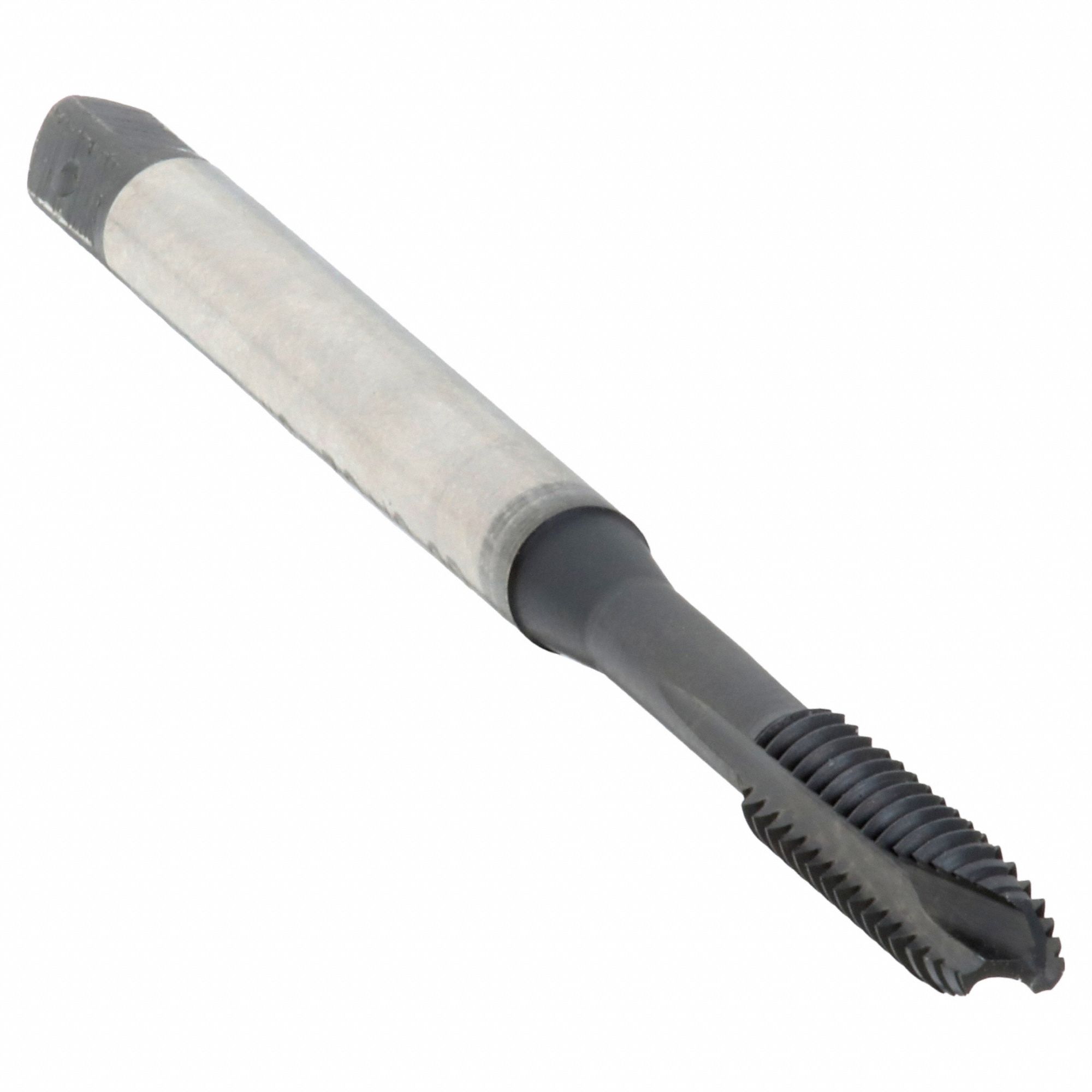 Spiral Point Tap: #6-32 Thread Size, 3/4 in Thread Lg, 2 3/16 in Overall Lg, Plug, 2B
