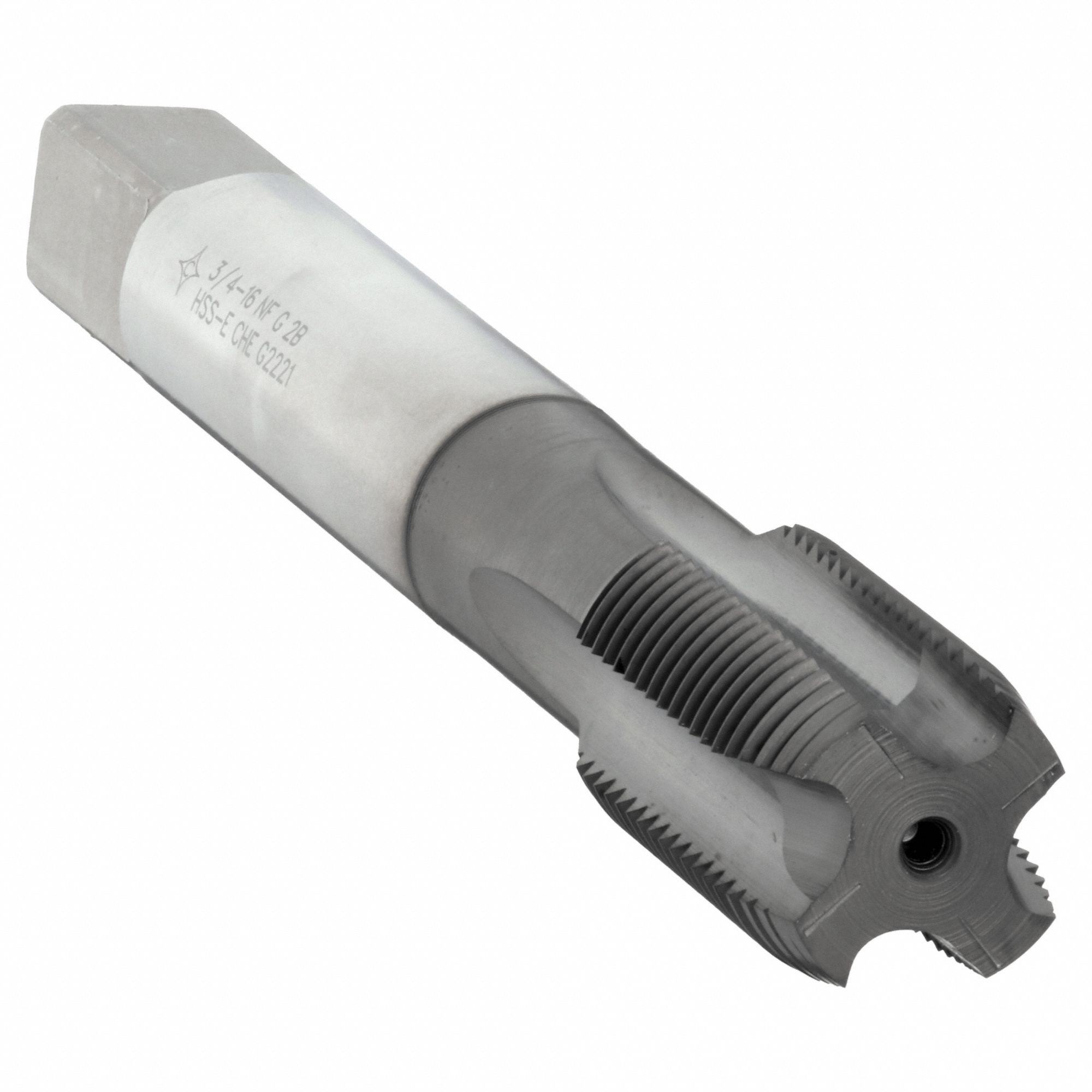 Spiral Point Tap: 3/4"-16 Thread Size, 2 3/16 in Thread Lg, 4 29/32 in Overall Lg, Plug
