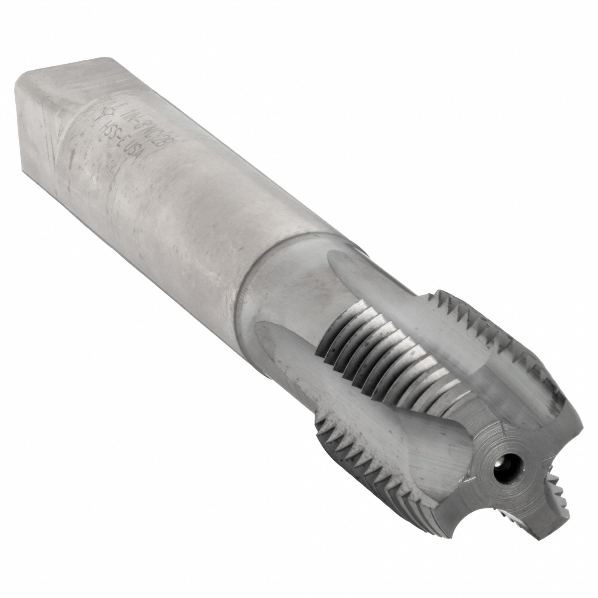 Spiral Point Tap: 1"-8 Thread Size, 2 1/2 in Thread Lg, 6 9/32 in Overall Lg, Plug, 2B