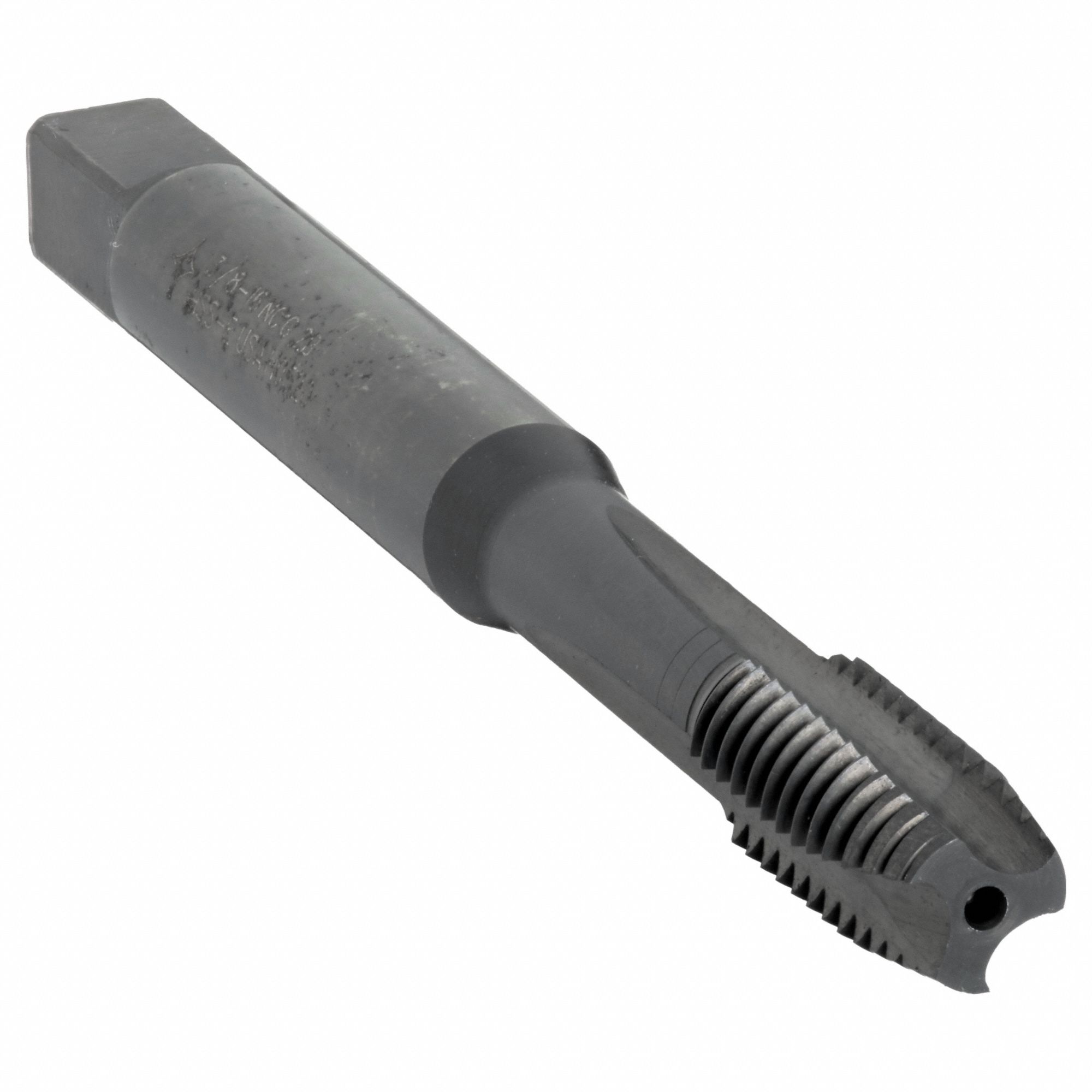 Spiral Point Tap: 3/8"-16 Thread Size, 1 11/16 in Thread Lg, 3 29/32 in Overall Lg, Plug