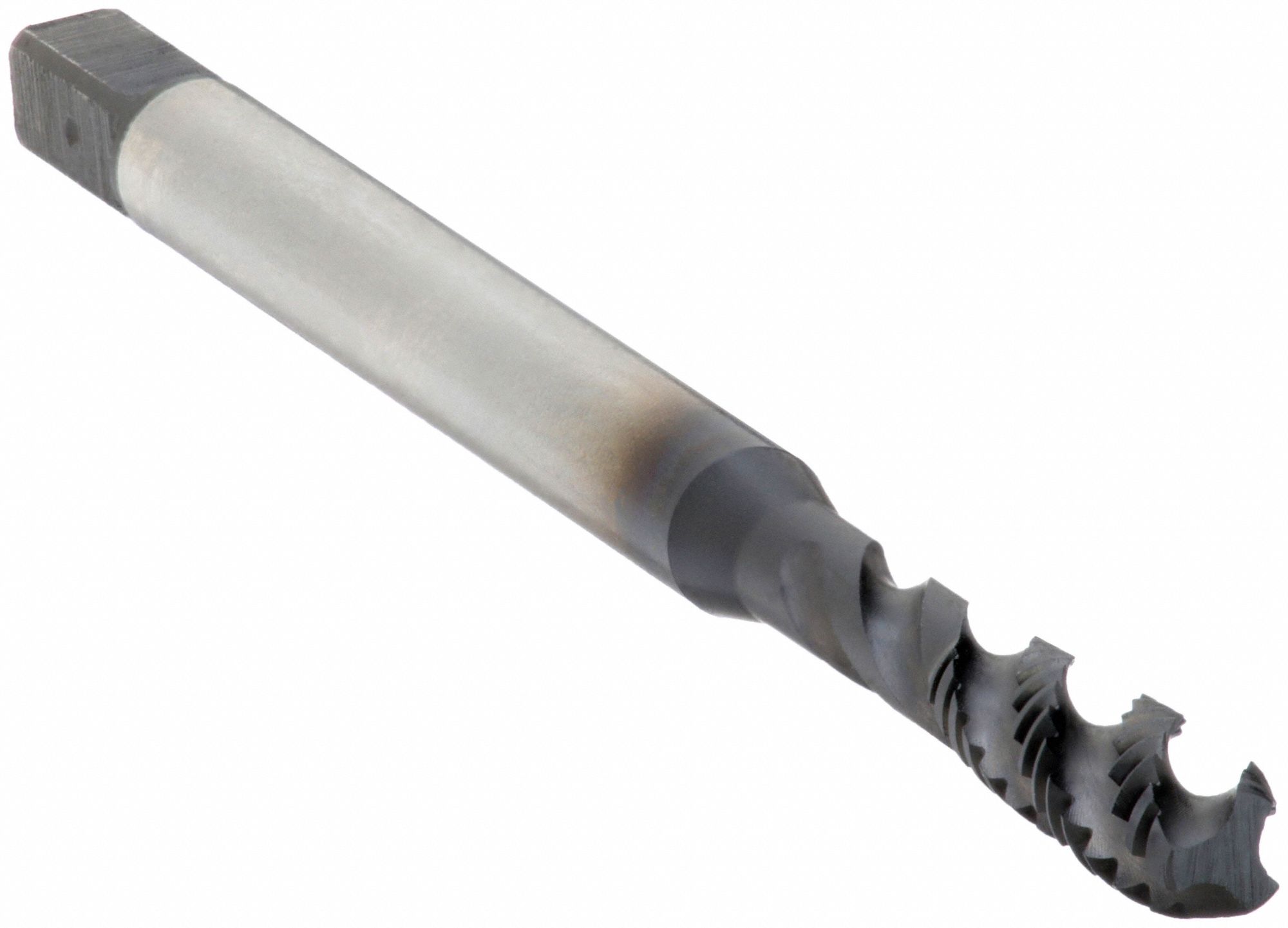 SPIRAL FLUTE TAP, #8-36 THREAD, 13/16 IN THREAD L, 2 15/32 IN L, RIGHT HAND, HSS