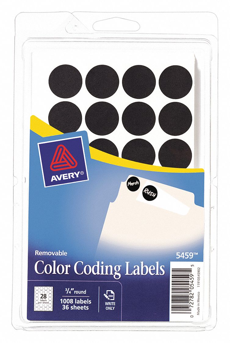 LABEL,BLACK,3/4